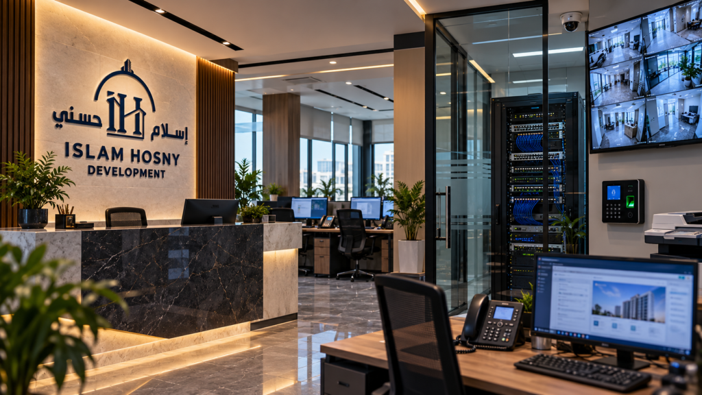 مشروع شركة اسلام حسني – البنية التكنولوجية المتكاملة وأنظمة الإدارة